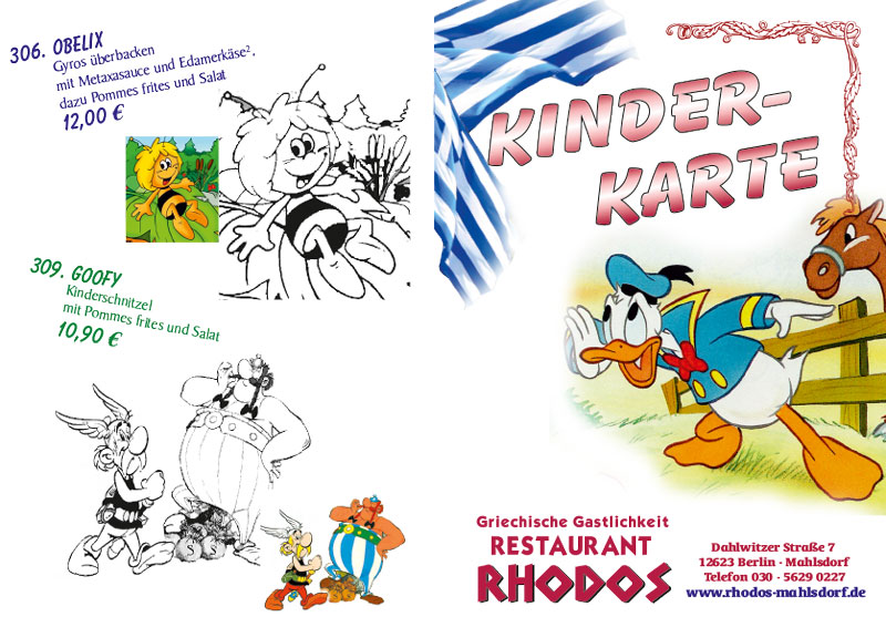 Restaurant Rhodos Berlin-Mahlsdorf Speisekarte 15